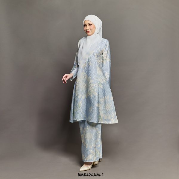 Ameera Kurung in Baby Blue (BMK426AM-1) - Image 2