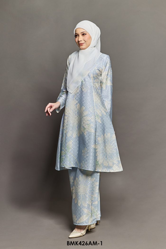 Ameera Kurung in Baby Blue (BMK426AM-1)