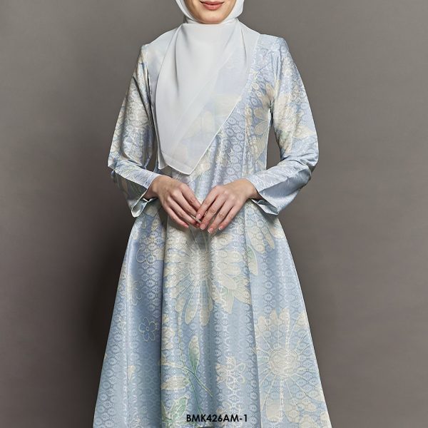 Ameera Kurung in Baby Blue (BMK426AM-1) - Image 3
