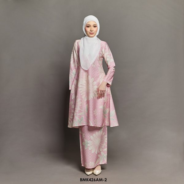 Ameera Kurung in Baby Pink (BMK426AM-2)