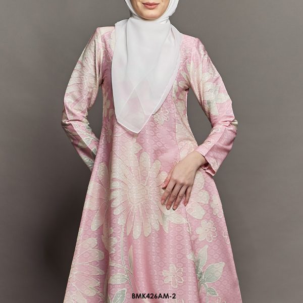 Ameera Kurung in Baby Pink (BMK426AM-2) - Image 3