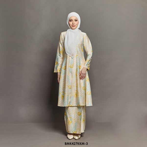 Kebarung Kalthom Batiq Mia in Soft Yellow (BMK427KKM-3)