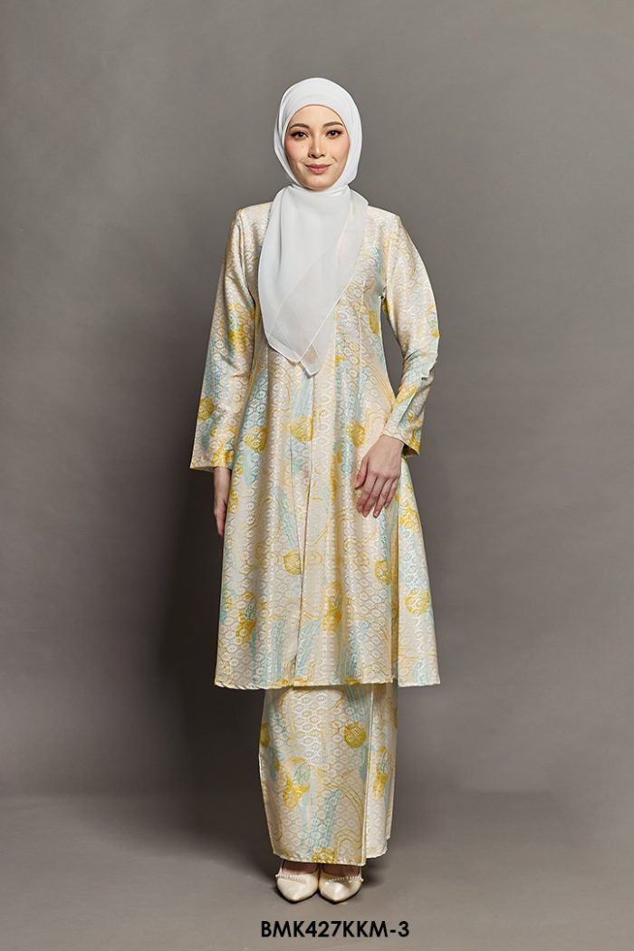 Kebarung Kalthom Batiq Mia in Soft Yellow (BMK427KKM-3)