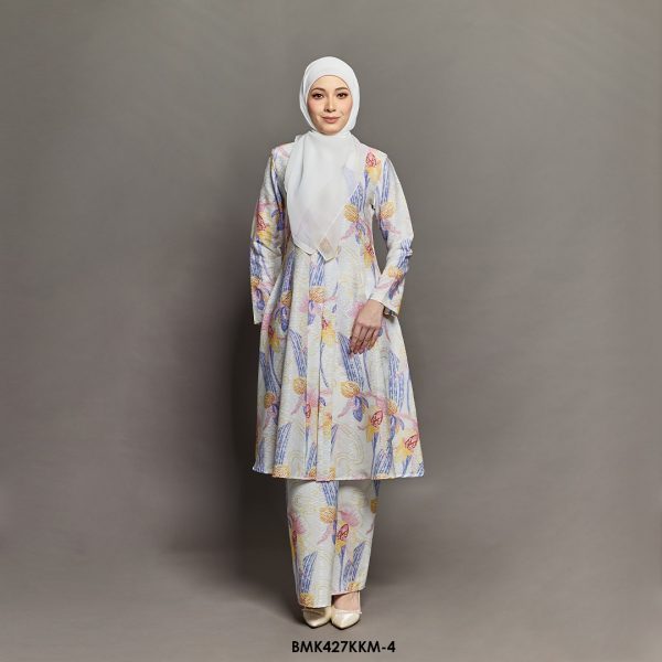 Kebarung Kalthom Batiq Mia in White (BMK427KKM-4)