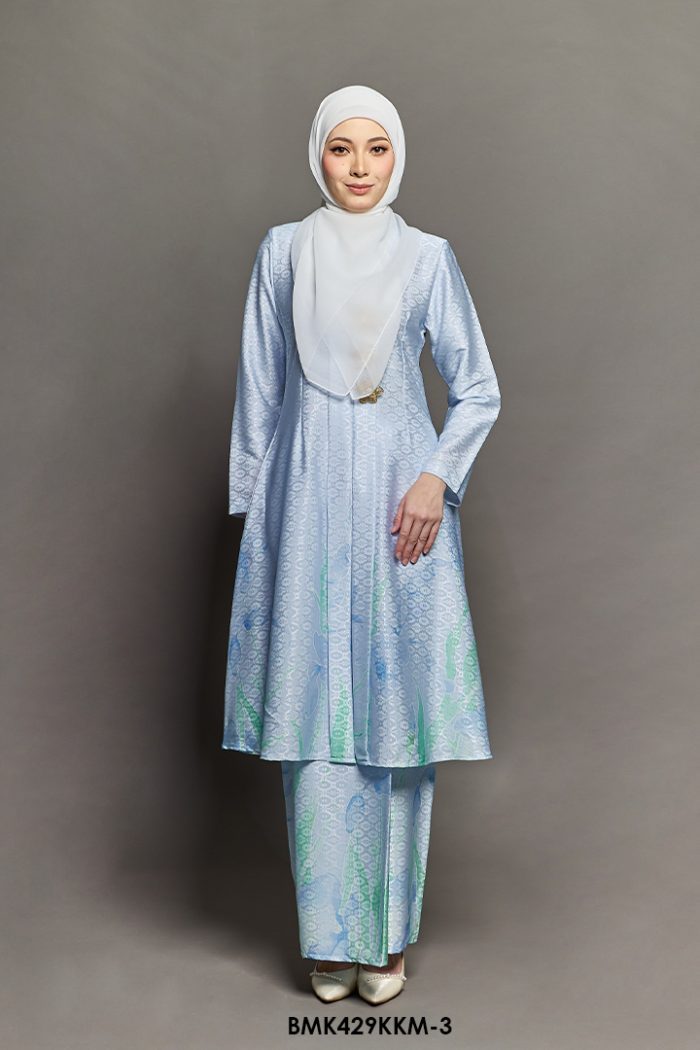 Kebarung Kalthom Batiq Mia in Soft Blue (BMK429KKM-3)