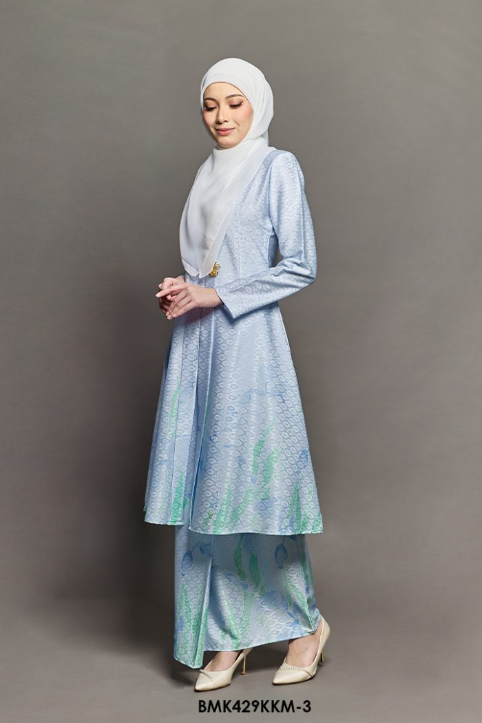 Kebarung Kalthom Batiq Mia in Soft Blue (BMK429KKM-3)