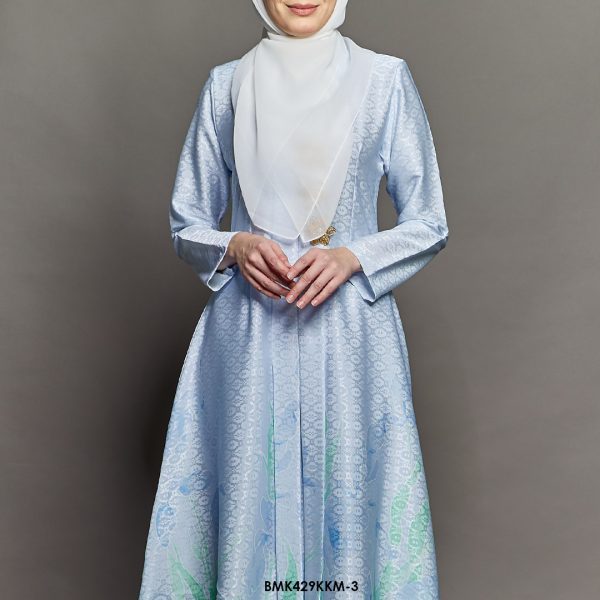 Kebarung Kalthom Batiq Mia in Soft Blue (BMK429KKM-3) - Image 3