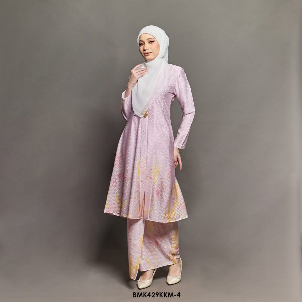 Kebarung Kalthom Batiq Mia in Soft Pink (BMK429KKM-4) - Image 2