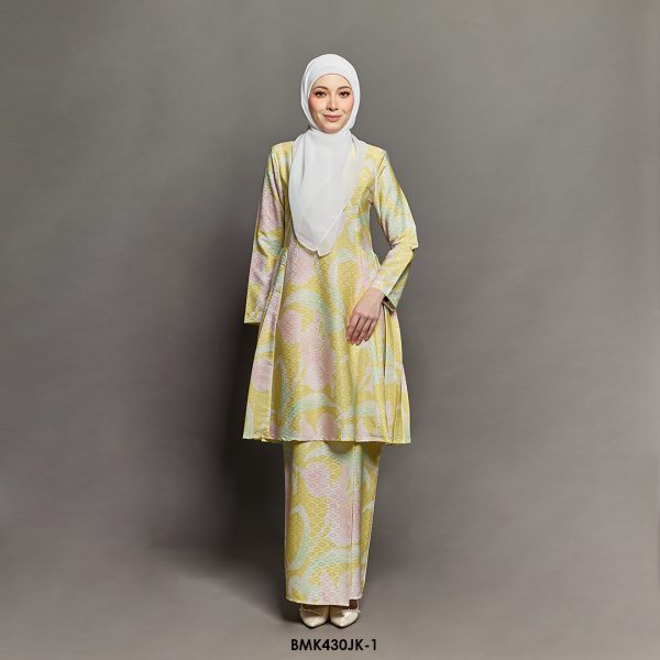 Juliana Kurung Batiq Mia in Lemon (BMK430JK-1)