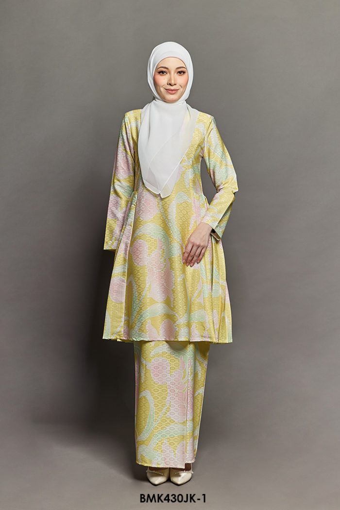 Juliana Kurung Batiq Mia in Lemon (BMK430JK-1)
