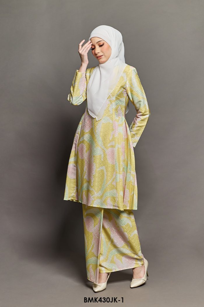 Juliana Kurung Batiq Mia in Lemon (BMK430JK-1)