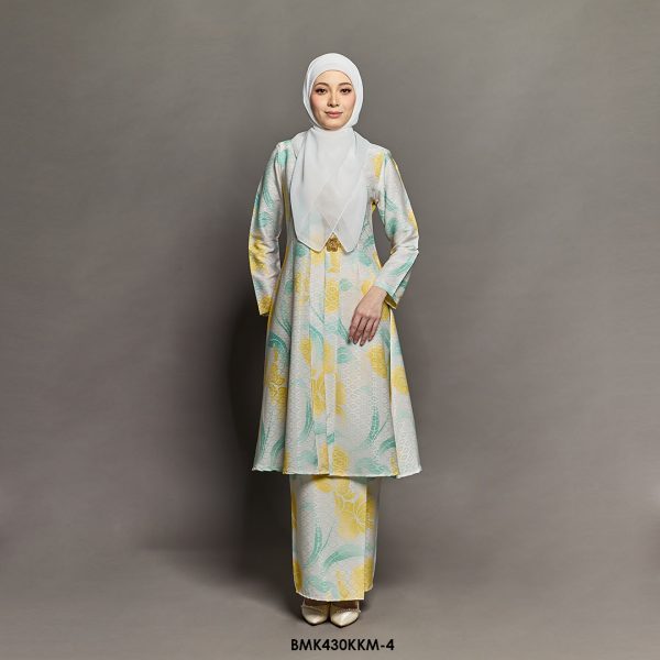 Kebarung Kalthom Batiq Mia in Cream (BMK430KKM-4)