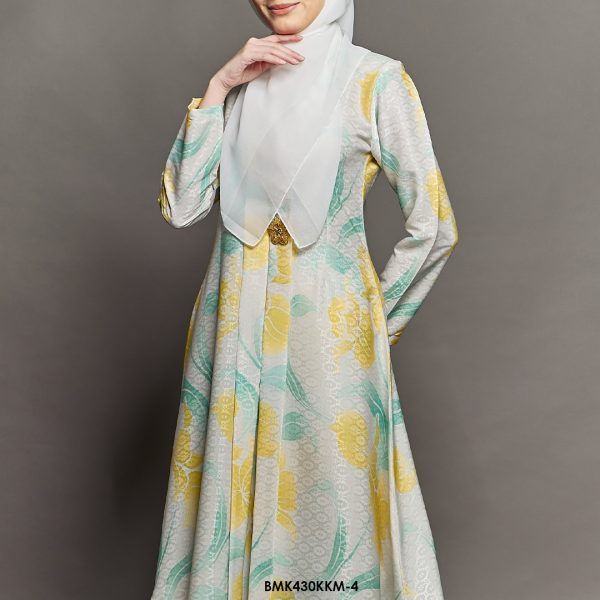 Kebarung Kalthom Batiq Mia in Cream (BMK430KKM-4) - Image 3