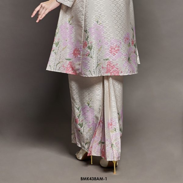 Ameera Kurung Batik Mia in Cream (BMK438AM-1) - Image 3
