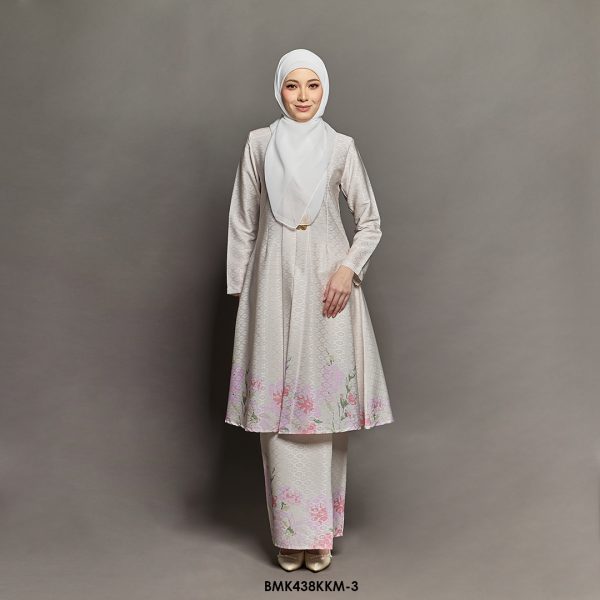 Kebarung Kalthom Batiq Mia in Cream (BMK438KKM-3)