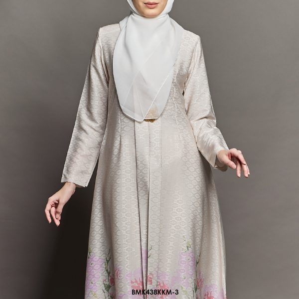 Kebarung Kalthom Batiq Mia in Cream (BMK438KKM-3) - Image 3