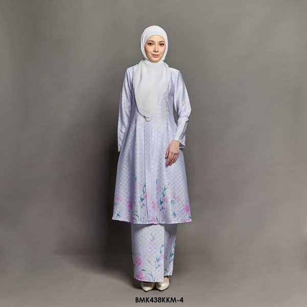Kebarung Kalthom Batiq Mia in Pure White (BMK438KKM-4)