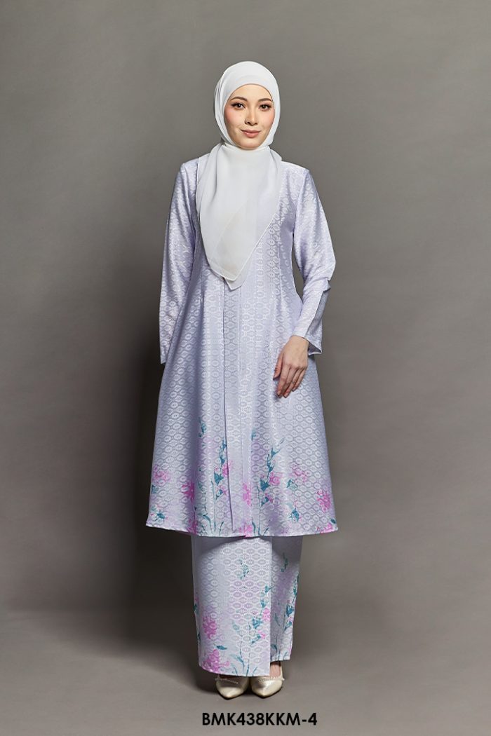 Kebarung Kalthom Batiq Mia in Pure White (BMK438KKM-4)
