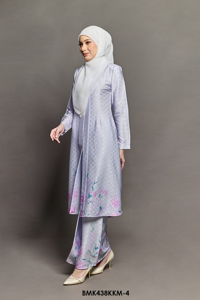 Kebarung Kalthom Batiq Mia in Pure White (BMK438KKM-4)