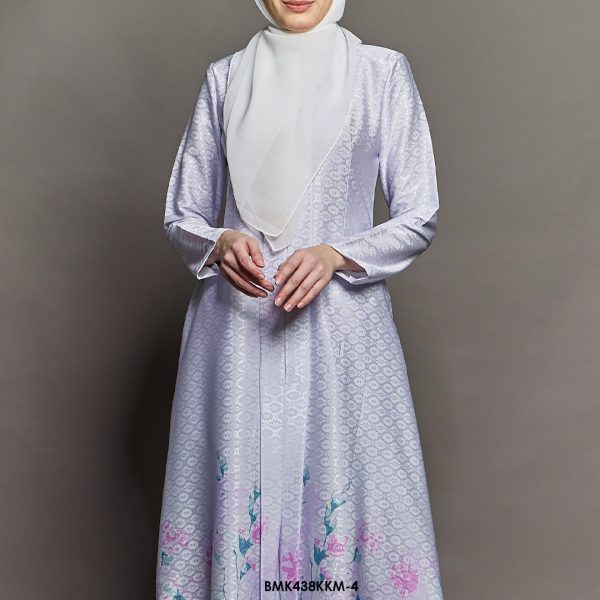 Kebarung Kalthom Batiq Mia in Pure White (BMK438KKM-4) - Image 3
