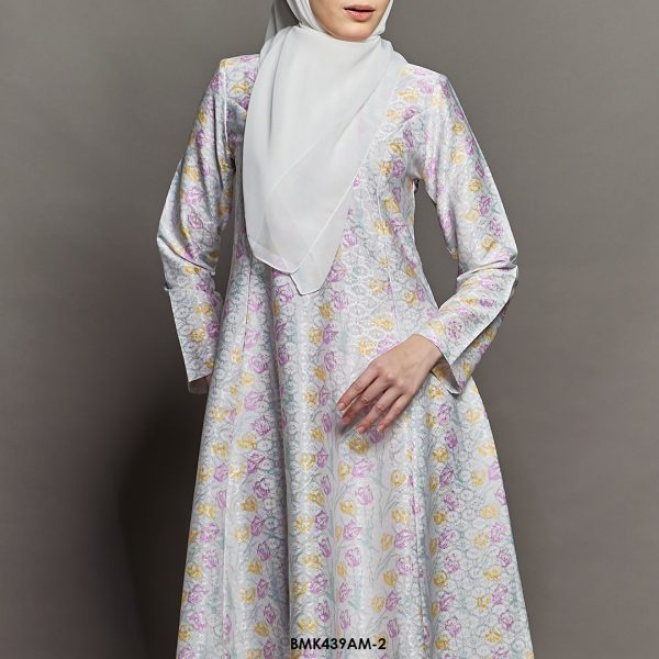 Ameera Kurung Batik Mia in Purple (BMK439AM-2) - Image 4