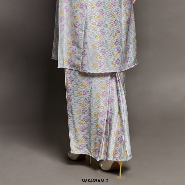 Ameera Kurung Batik Mia in Purple (BMK439AM-2) - Image 3