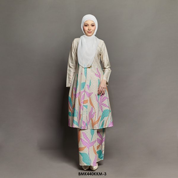 Kebarung Kalthom Batiq Mia in Light Yellow (BMK440KKM-3)
