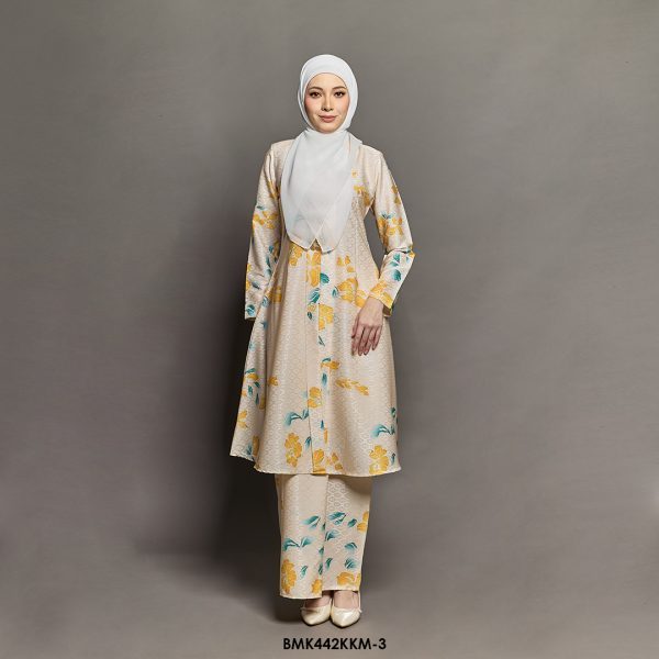 Kebarung Kalthom Batiq Mia in Yellow (BMK442KKM-3)