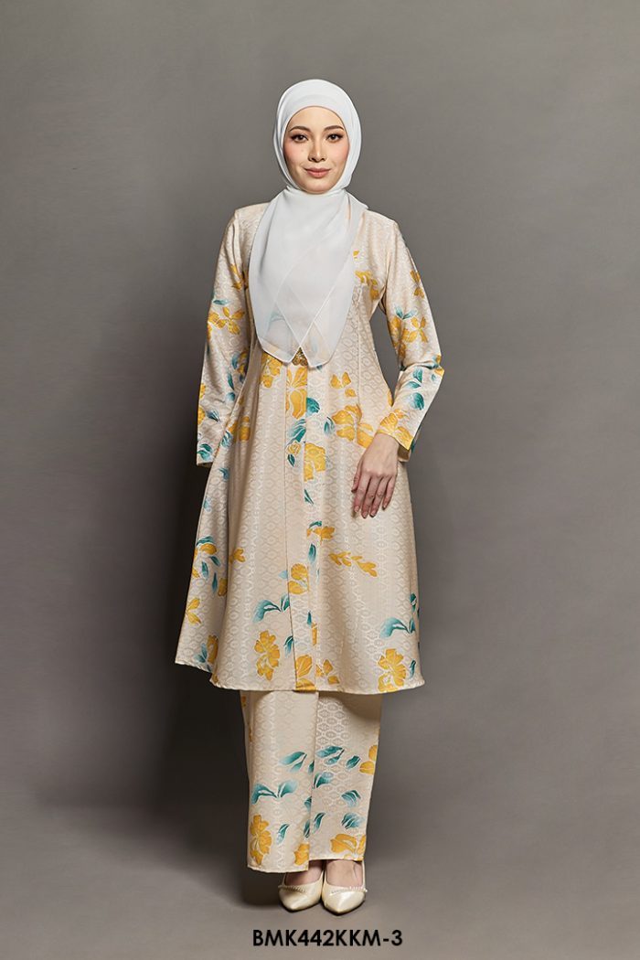 Kebarung Kalthom Batiq Mia in Yellow (BMK442KKM-3)
