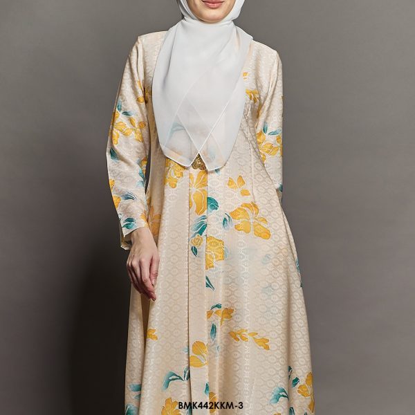 Kebarung Kalthom Batiq Mia in Yellow (BMK442KKM-3) - Image 3