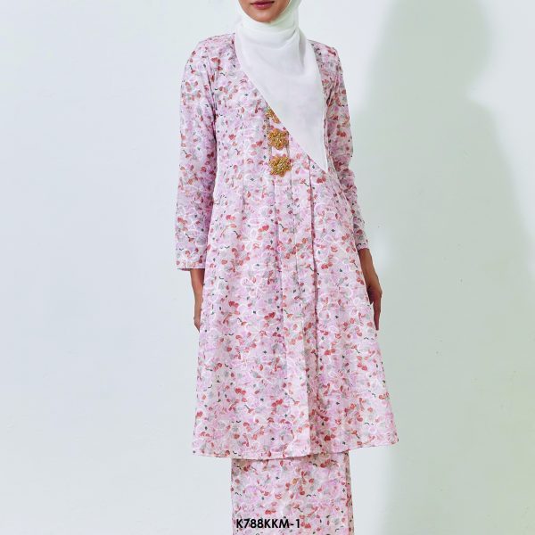 Kebarung Kalthom Sulam in Pink (K788KKM-1) - Image 3