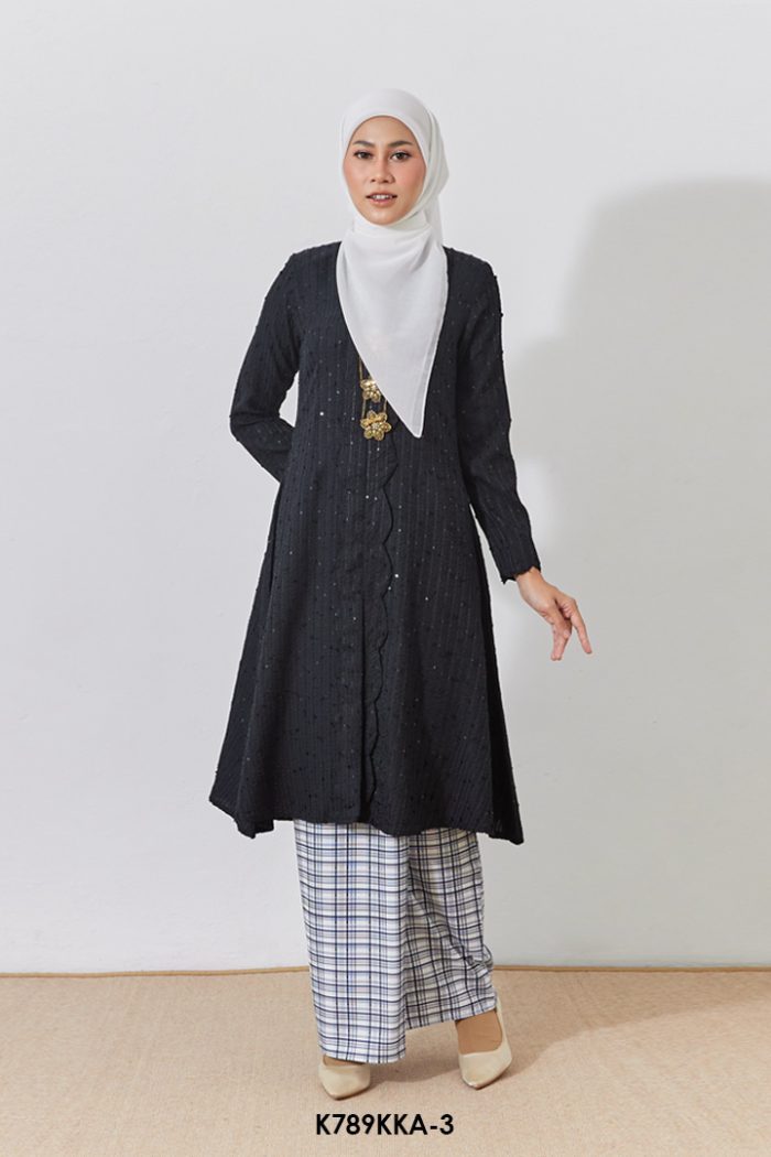 Kebarung Anggerik in Black (K789KKA-3)