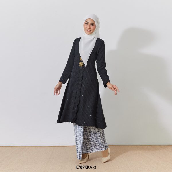 Kebarung Anggerik in Black (K789KKA-3) - Image 3
