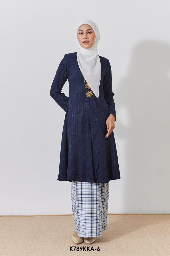 Kebarung Anggerik in Dark Blue (K789KKA-6)