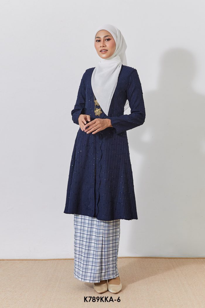 Kebarung Anggerik in Dark Blue (K789KKA-6)