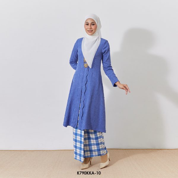 Kebarung Anggerik in Deep Periwinkle (K790KKA-10)