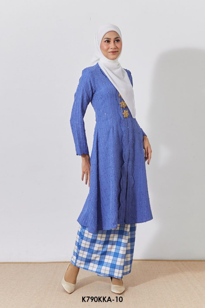 Kebarung Anggerik in Deep Periwinkle (K790KKA-10)
