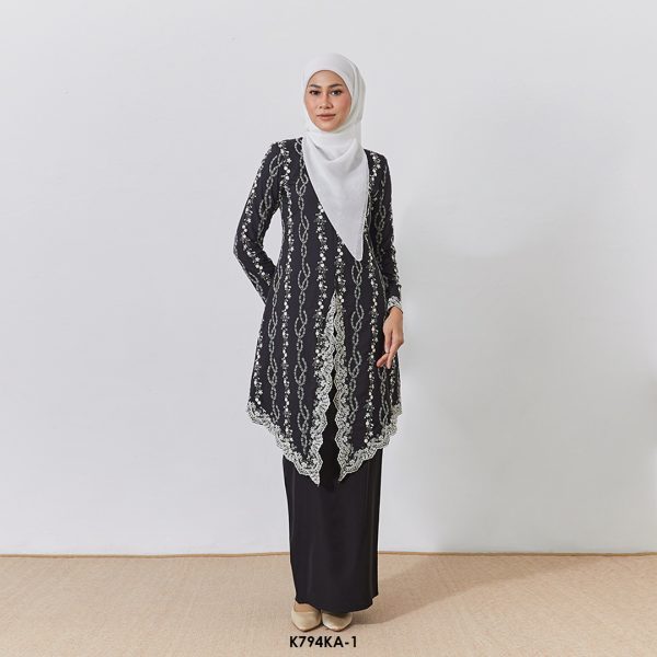 Kebaya Anggun 2.0 in Black (K794KA-1)