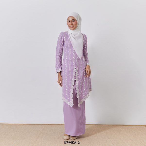 Kebaya Anggun 2.0 in Lavender (K794KA-2)