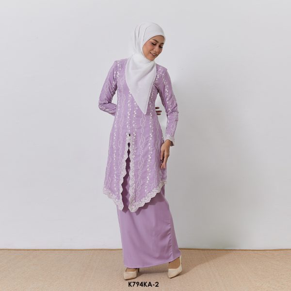 Kebaya Anggun 2.0 in Lavender (K794KA-2) - Image 2