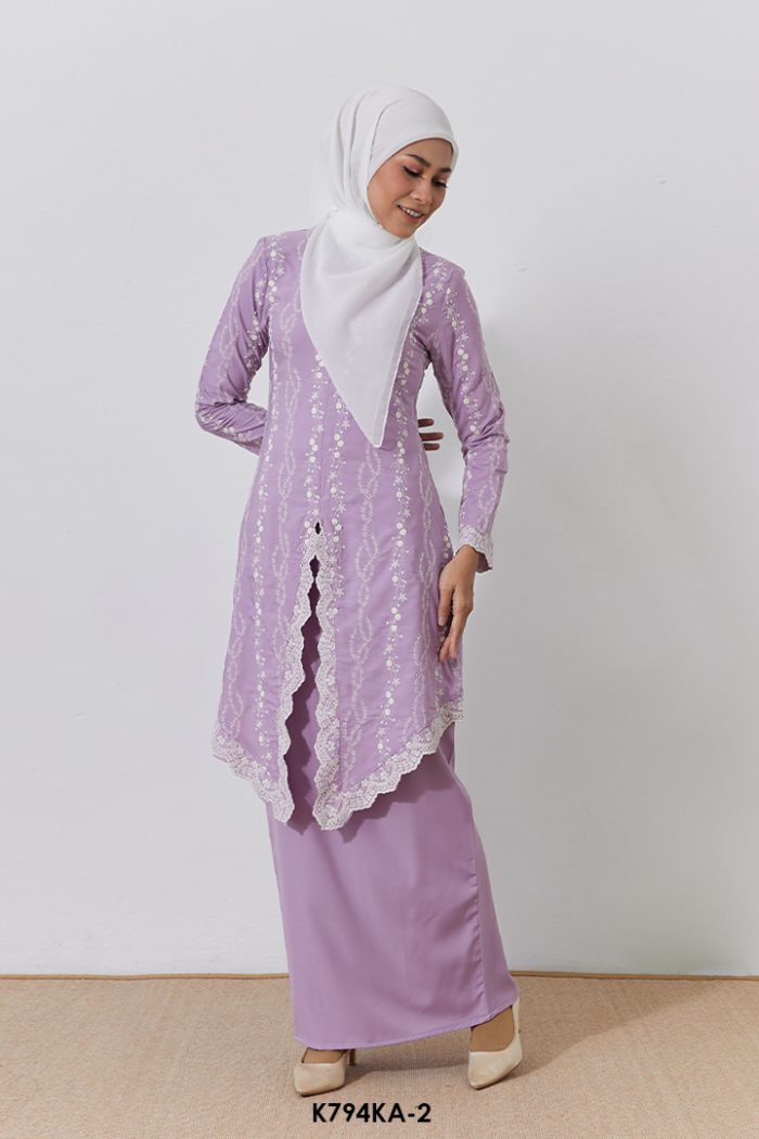 Kebaya Anggun 2.0 in Lavender (K794KA-2)