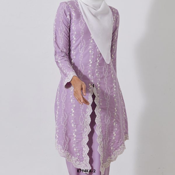 Kebaya Anggun 2.0 in Lavender (K794KA-2) - Image 4