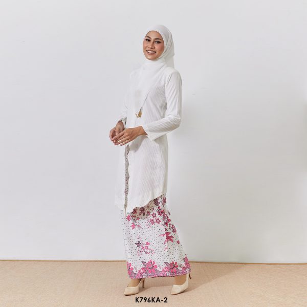 Kebaya Anggun 2.0 in White (K796KA-2) - Image 2