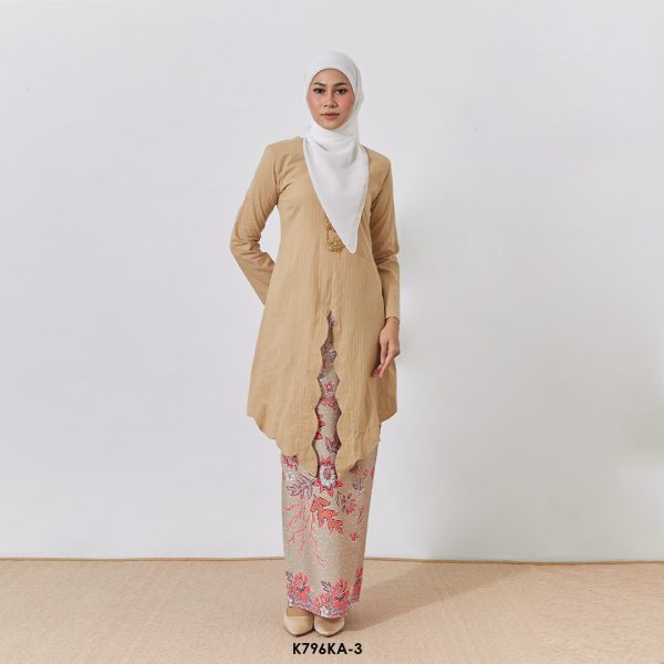 Kebaya Anggun 2.0 in Tan (K796KA-3)