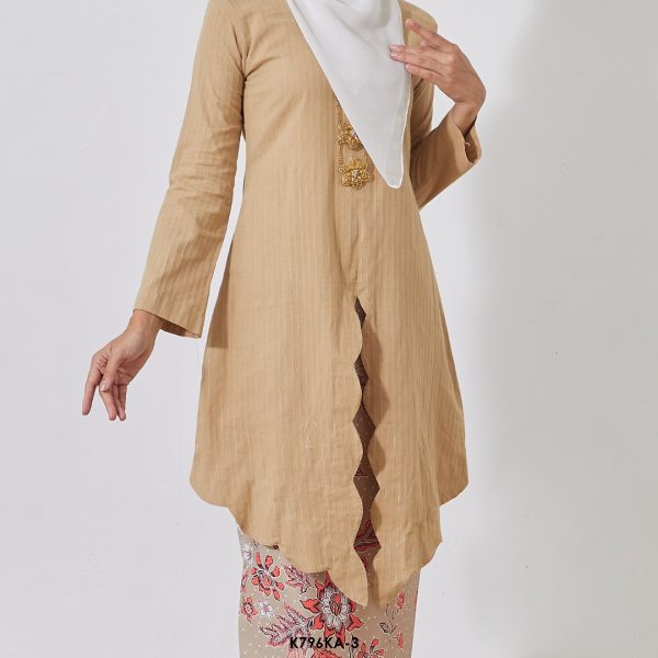 Kebaya Anggun 2.0 in Tan (K796KA-3) - Image 4