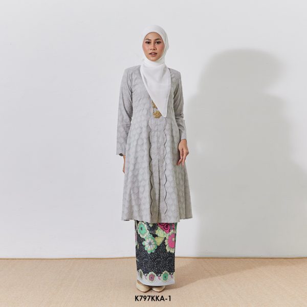 Kebarung Anggerik in Grey (K797KKA-1)