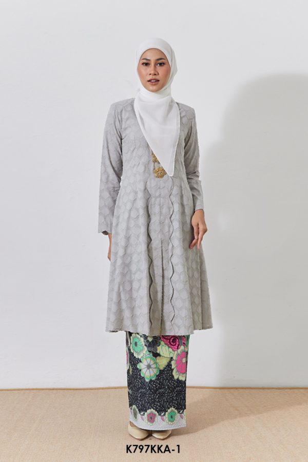 Kebarung Anggerik in Grey (K797KKA-1)