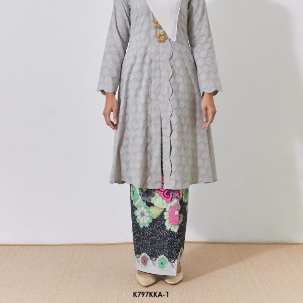 Kebarung Anggerik in Grey (K797KKA-1) - Image 3