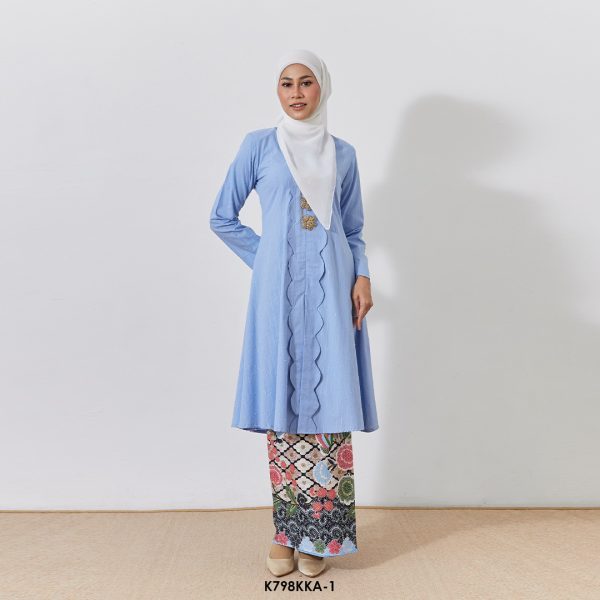 Kebarung Anggerik in Dark Periwinkle (K798KKA-1)