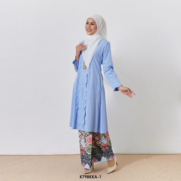Kebarung Anggerik in Dark Periwinkle (K798KKA-1) - Image 2